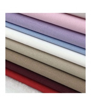 Tela de algodon de popeline plain dyed color poplin 100% cotton fabric plain for clothing