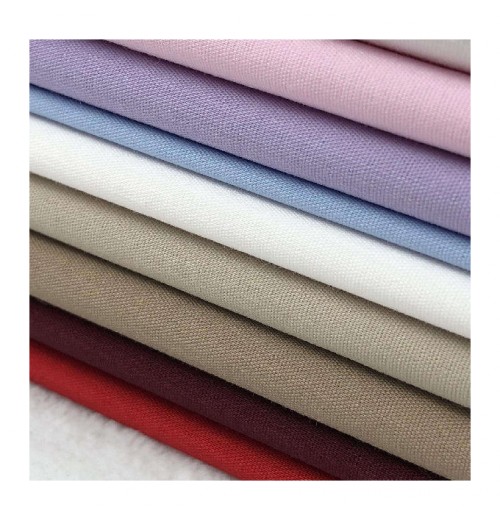 Tela de algodon de popeline plain dyed color poplin 100% cotton fabric plain for clothing