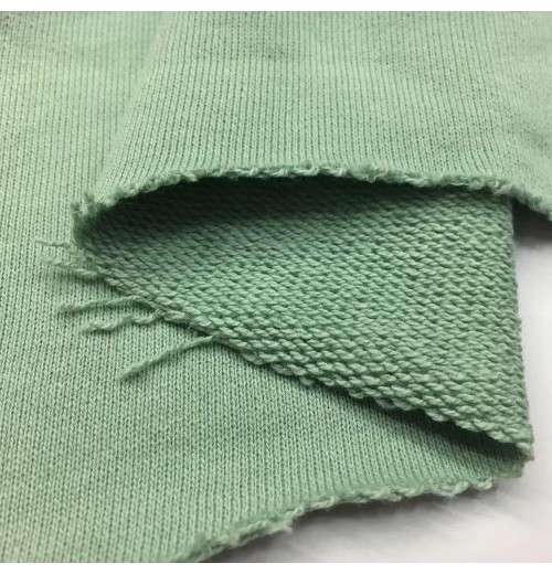 Customized Breathable cotton terry fabric jacquard terry fabric cotton of jersey knitted t-shirt fabric french terry